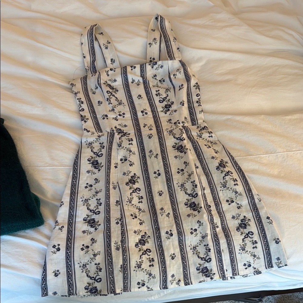 Reformation Bridgette Linen Dress